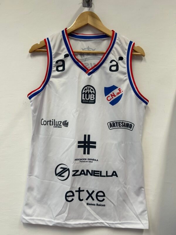 Camiseta Basketball Blanca LUB 2025 Adulto Replica