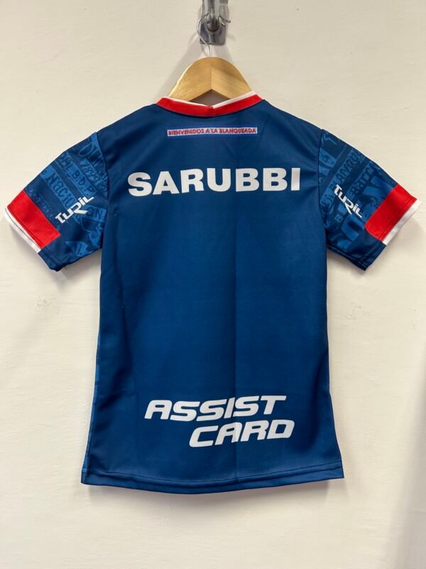Camiseta Nacional Futbol Azul 2025 Niño + Nombre + Numero Replica - Imagen 2