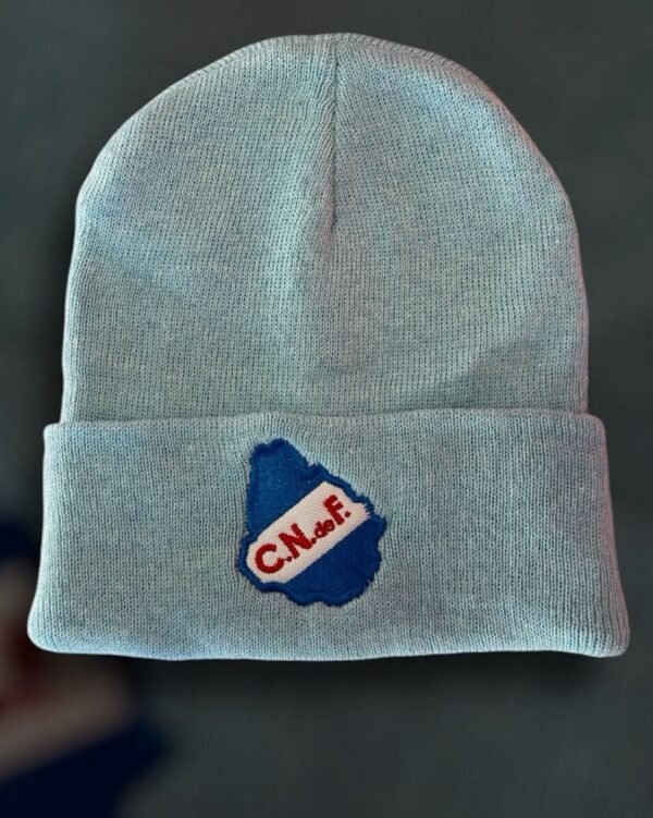 Gorro De Lana Celeste