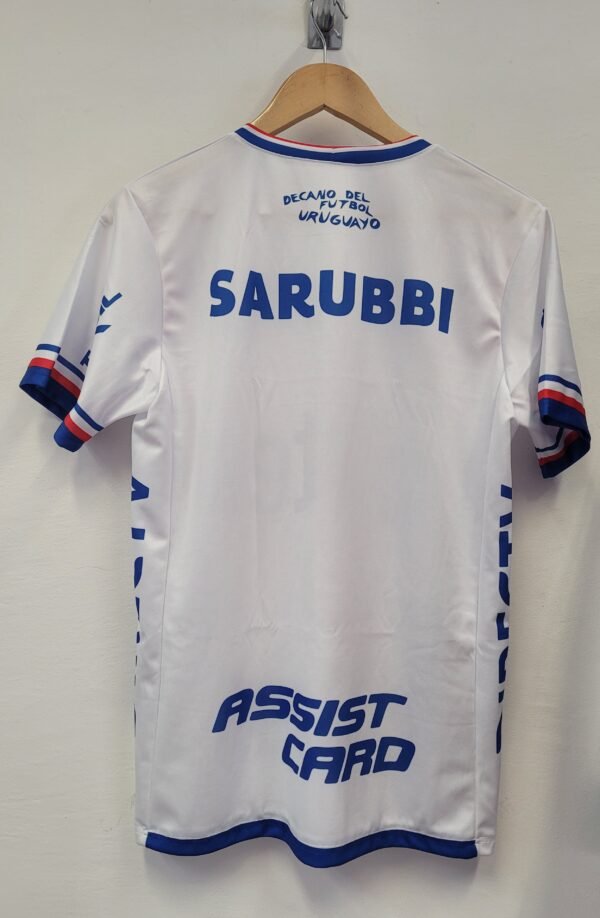Camiseta De Futbol Blanca 2025 Adulto + Numero + Nombre Replica - Imagen 2