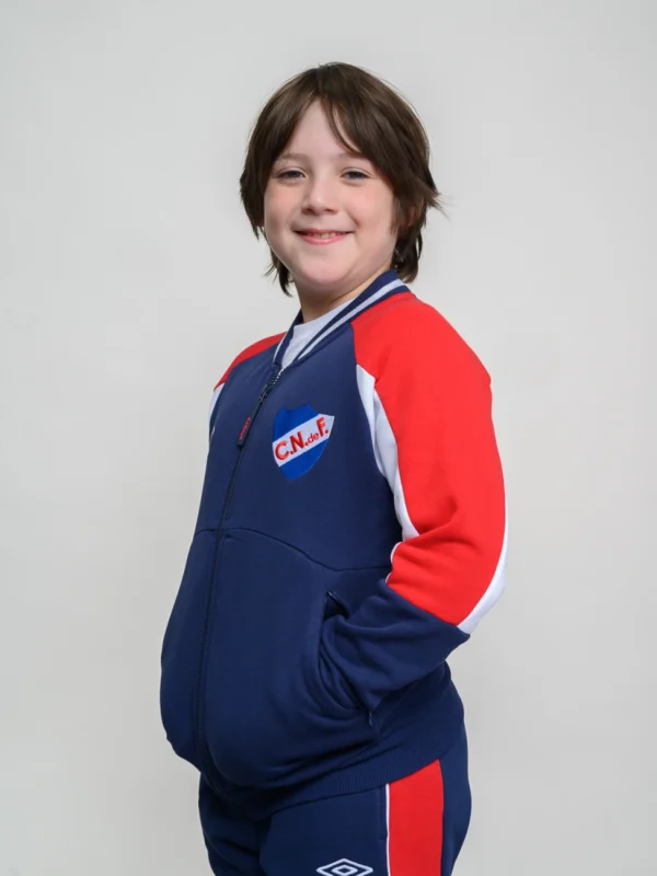 Campera Bomber Limit Azul Marino Junior - Imagen 3