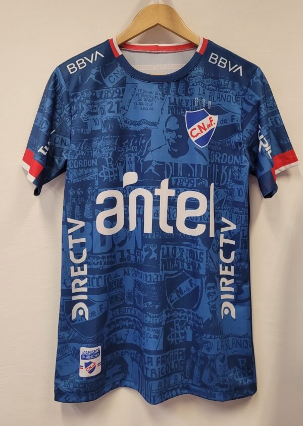 Camiseta Futbol Azul 2025 Adulto + Nombre + Numero Replica - Imagen 2