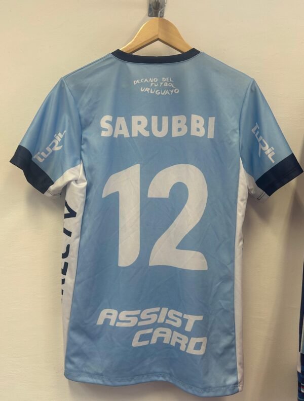 Camiseta Futbol Golero Celeste 2025 Adulto Replica - Imagen 2