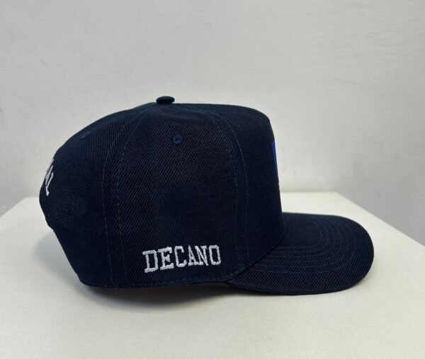Gorro Visera Tela Azul Marino Niño - Imagen 4