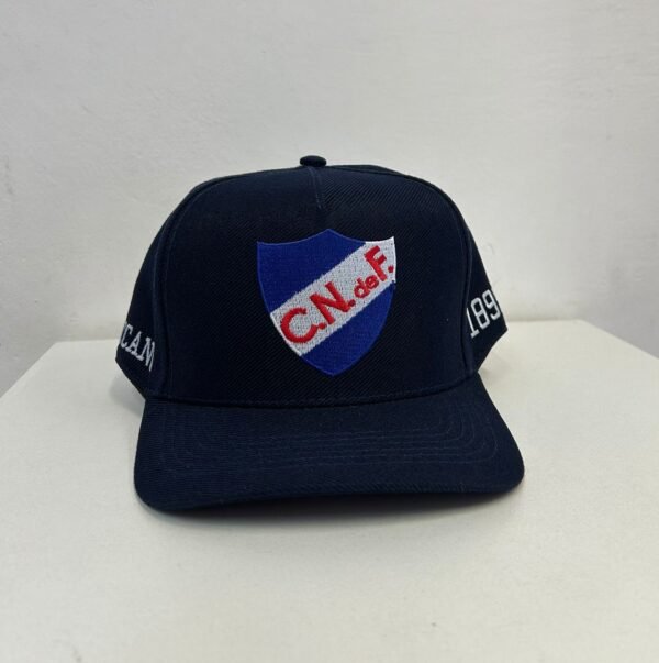 Gorro Visera Tela Azul Marino Niño