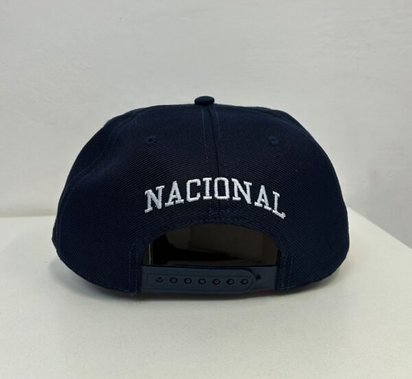 Gorro Visera Tela Azul Marino Niño - Imagen 2