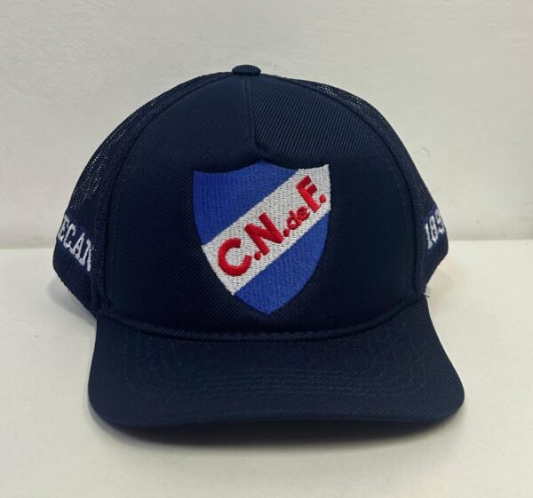 Gorro Visera Tela Azul Marino Niño