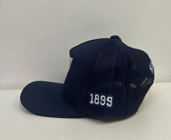 Gorro Visera Tela Azul Marino Niño - Imagen 3