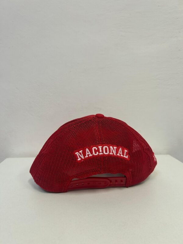 Gorro Visera Tela Rojo Niño - Imagen 4