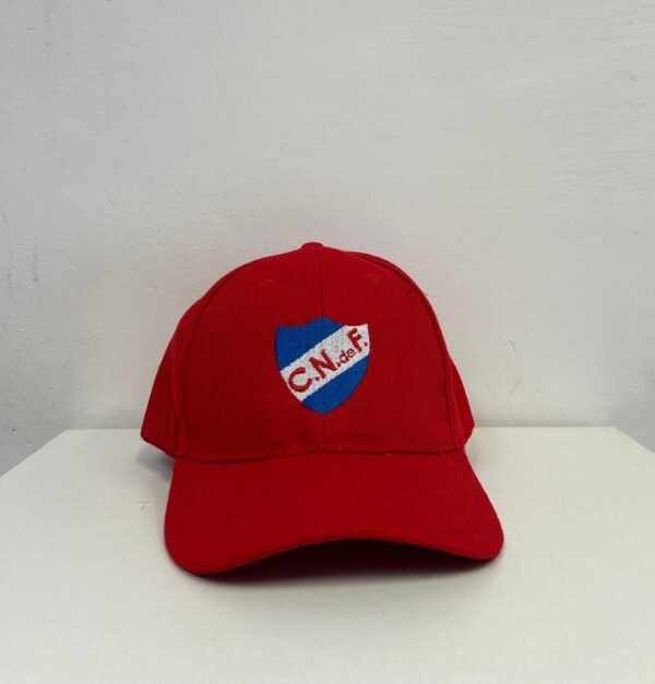 Gorro Visera Rojo Escudo Bordado