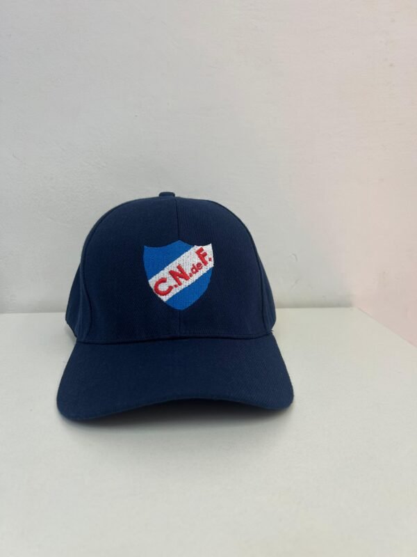 Gorro Visera Azul Escudo Bordado