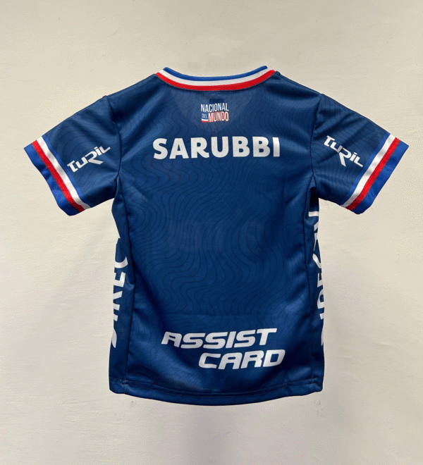 Camiseta Futbol Azul 2025 Niño + Nombre + Numero Replica - Imagen 2