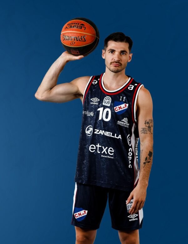 Camiseta Basketball Away Con Sponsors LUB 2025/26 (Pre Venta)