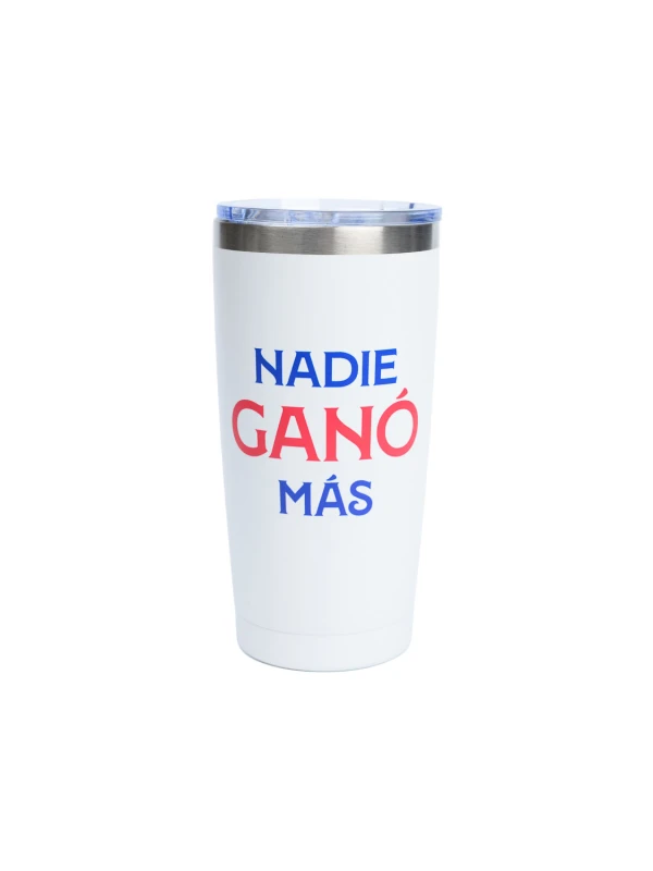 Vaso Térmico Nadie Gano Mas Blanco - Imagen 2